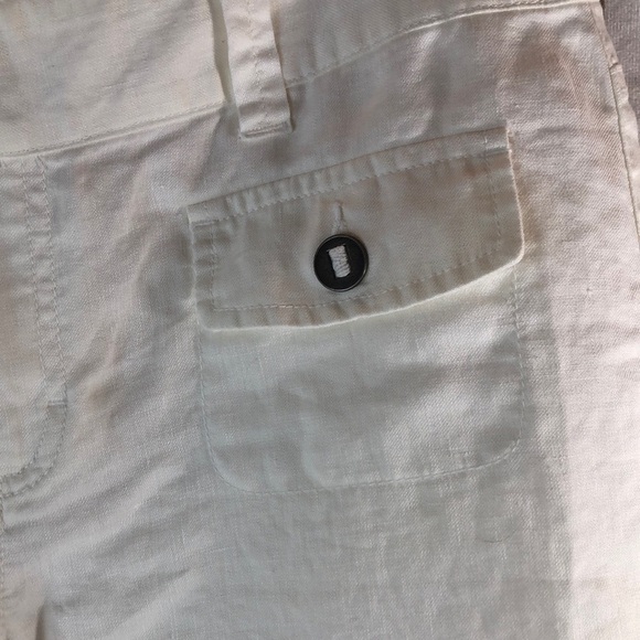 INC International Concepts White Linen Wide Leg Trousers Women’s Size 8 NWOT - Picture 10 of 12